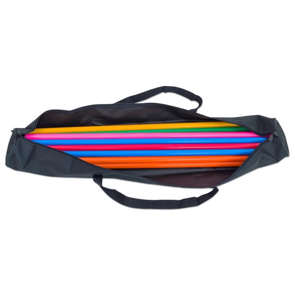 18 Rhythmikstäbe in Tasche
