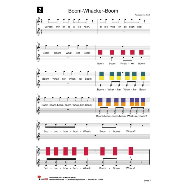 Boomwhackers - Lieder & Spielideen
