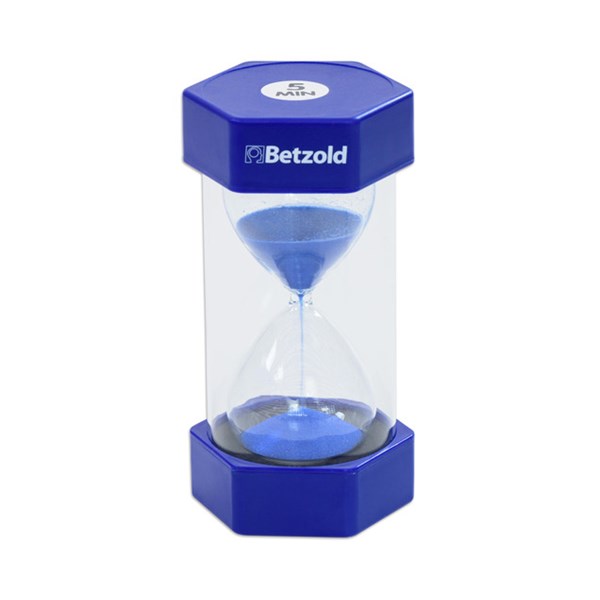 Sanduhr, 5 Minuten - Blau