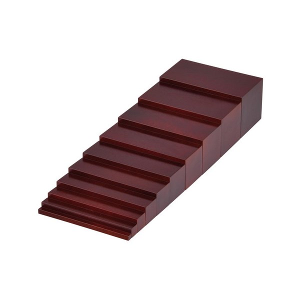 Stufenblock/Braune Treppe, dunkel
