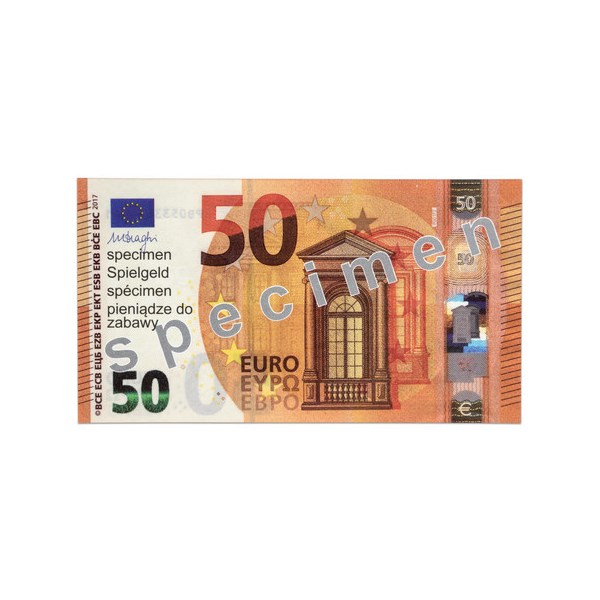 Eurogeld-Kasse mit 130 Scheinen und 160 Münzen