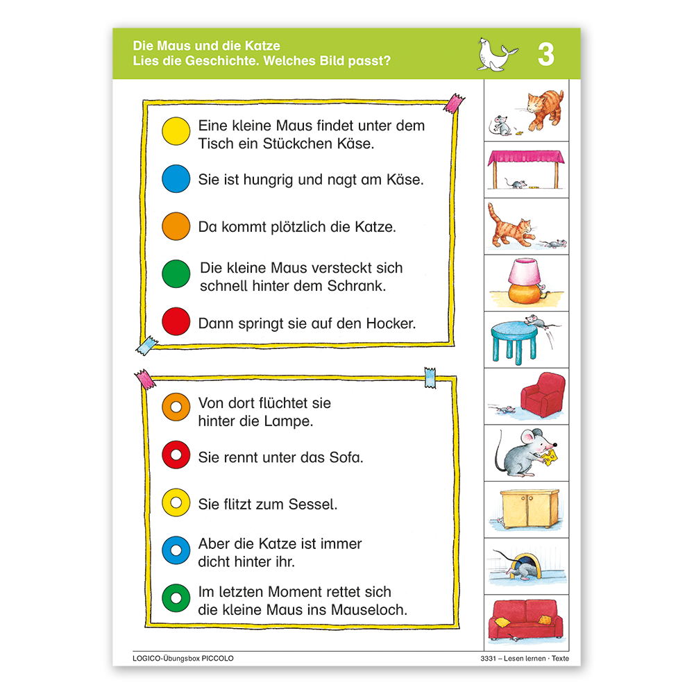 Logico Übungsbox Piccolo - Lesen lernen