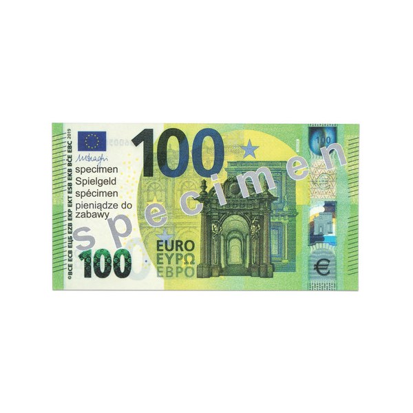 Eurogeld-Kasse mit 130 Scheinen und 160 Münzen