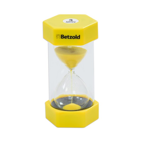 Sanduhr, 3 Minuten - Gelb