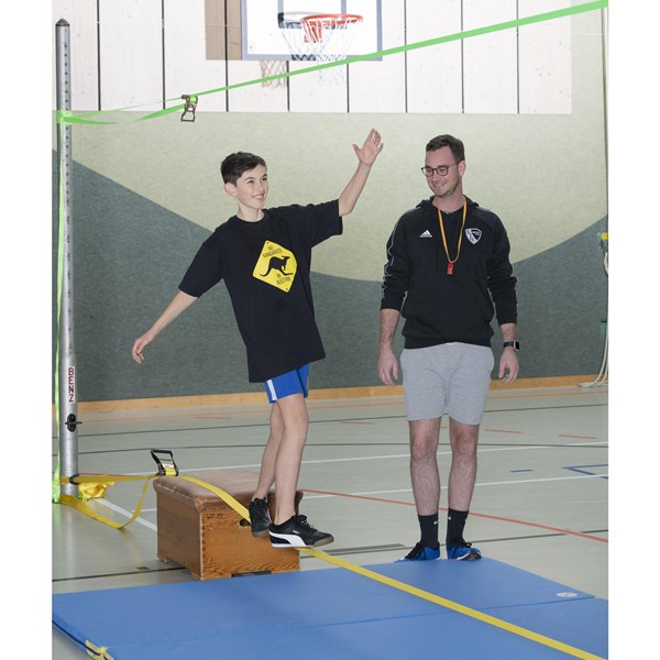 Slackline-Set mit Hilfsseil