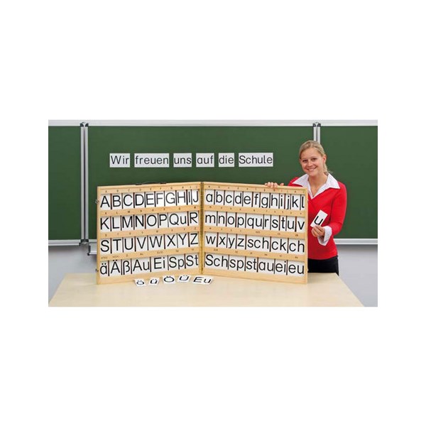 Große Buchstabenkarten, magnetisch