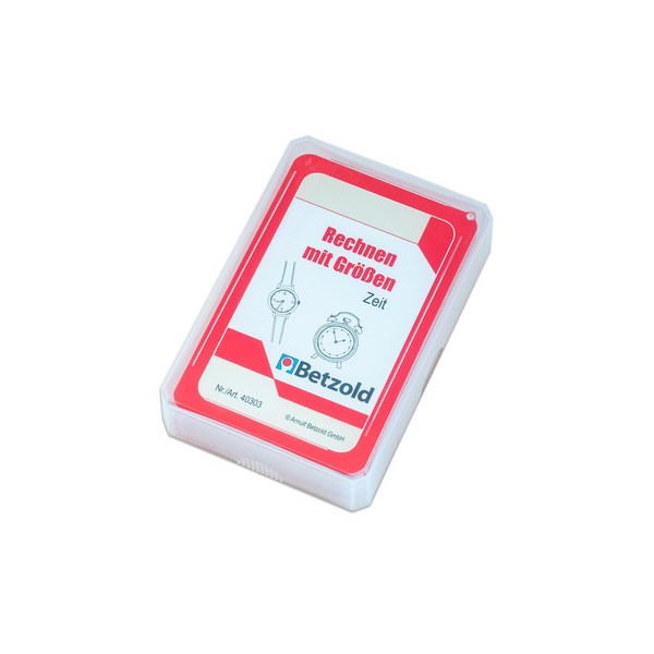 Spielkarten  Rechnen mit Größen: Zeit