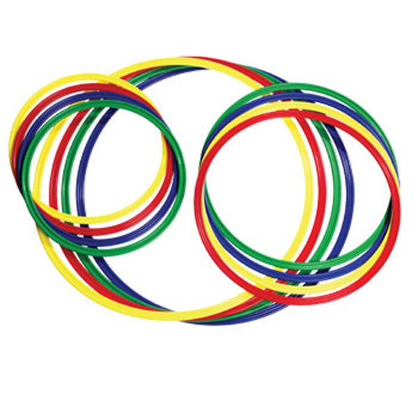 Satz mit 4 bunten Reifen, 65 cm