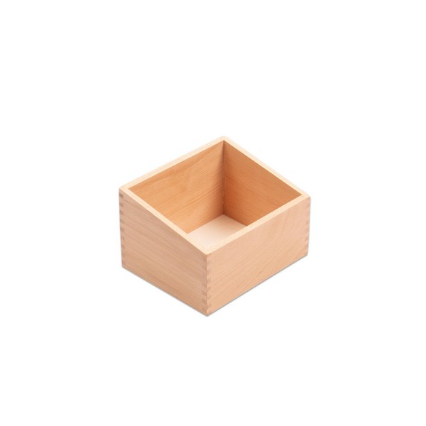 Holzbox für 30 Fühl- und Tastplatten,