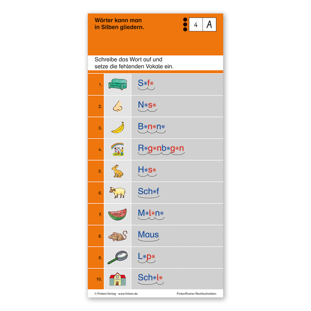 Finken Trainer Rechtschreiben