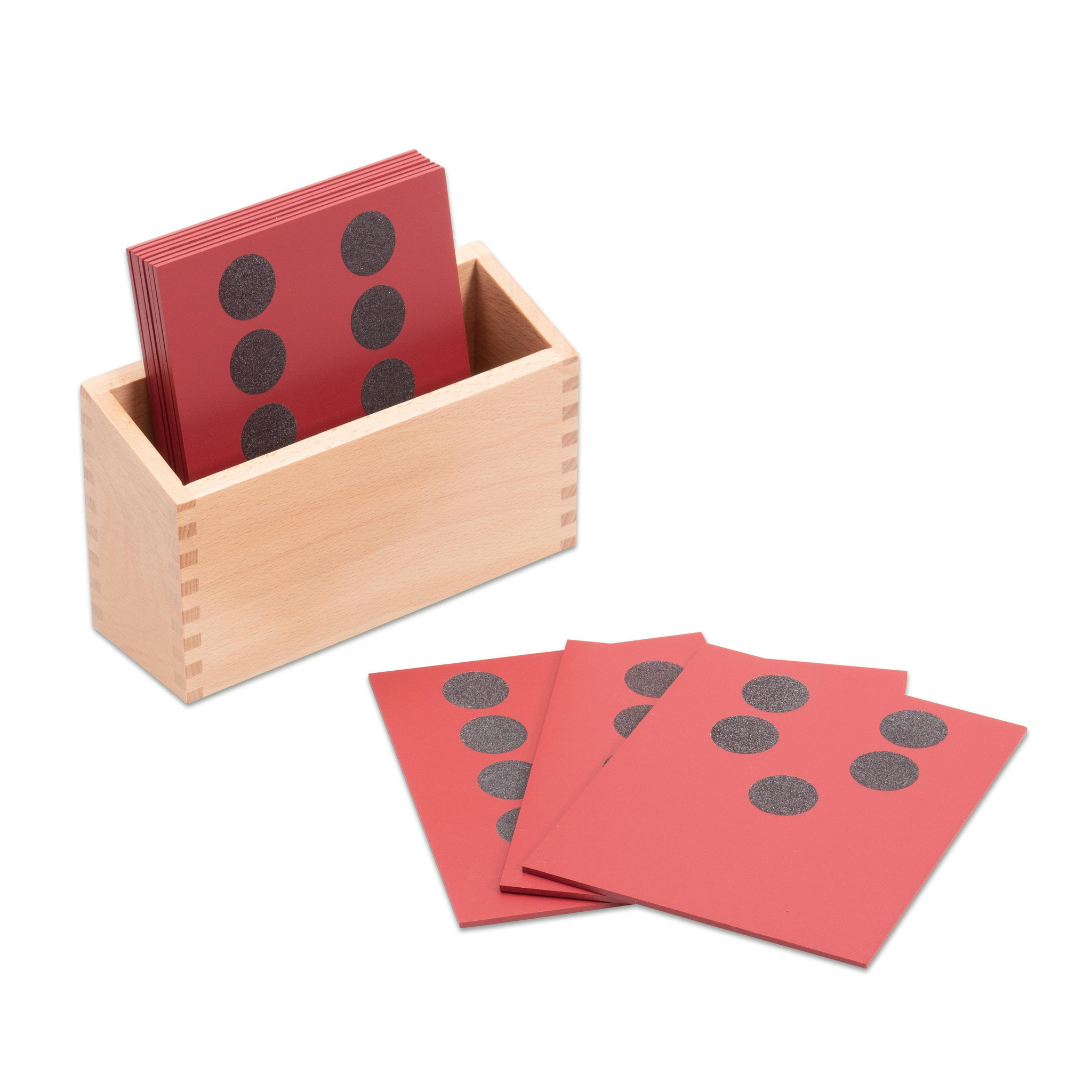 Fühl- und Tastplatten - Mengenpunkte mit Box