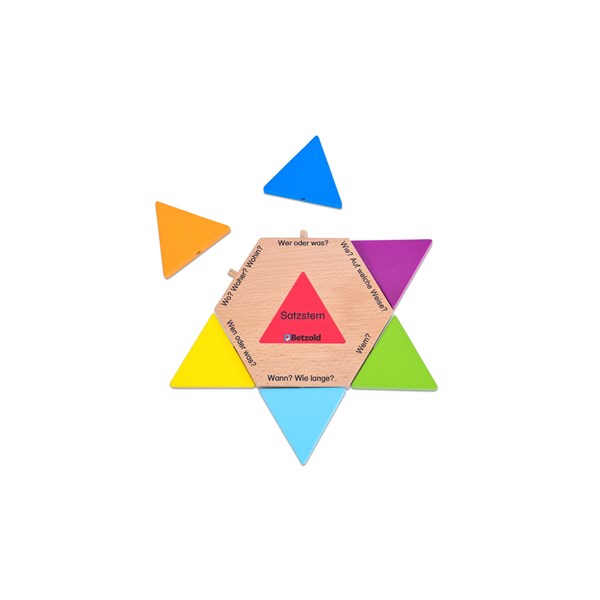Satzstern aus Holz