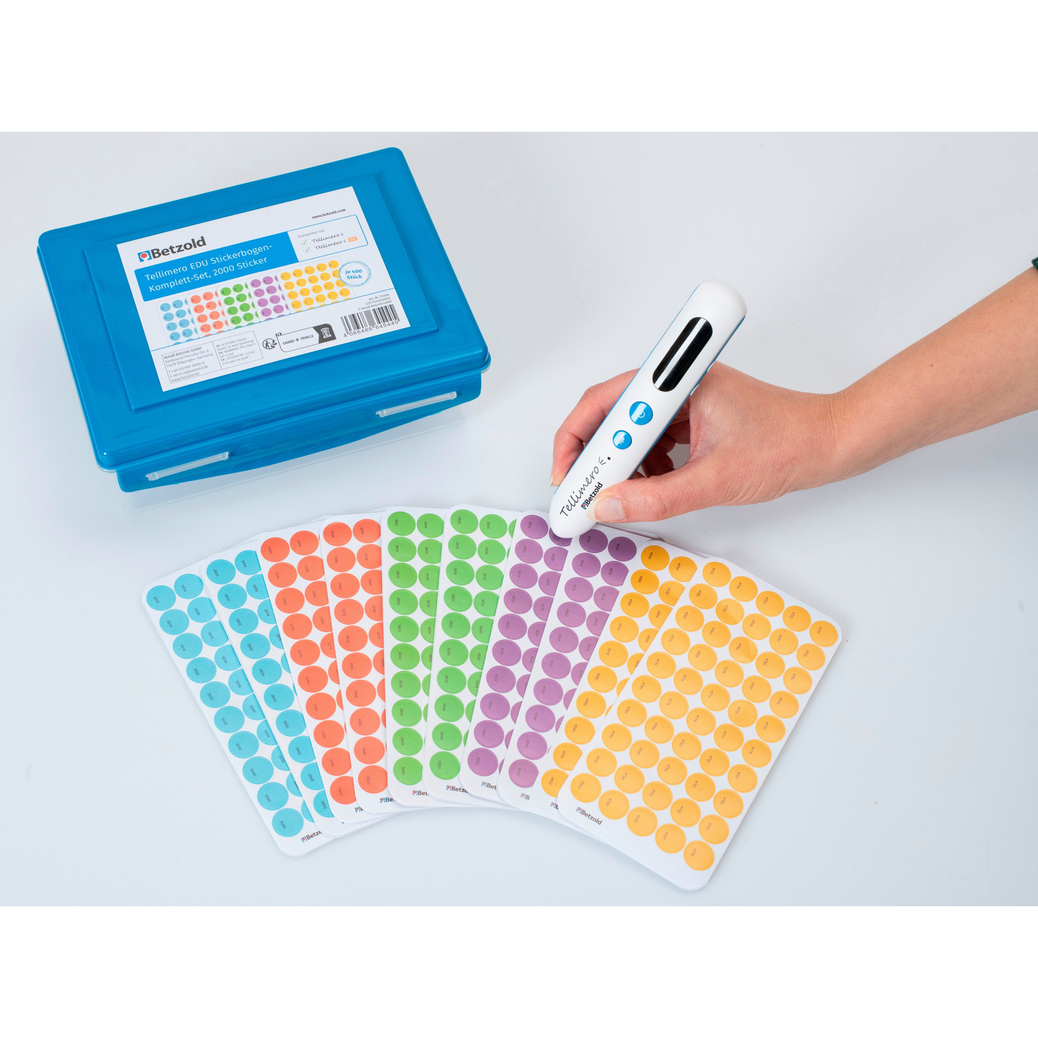 Tellimero EDU und Stickerbogen-Komplettset