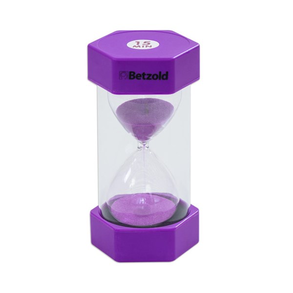 Sanduhr, 15 Minuten - Lila
