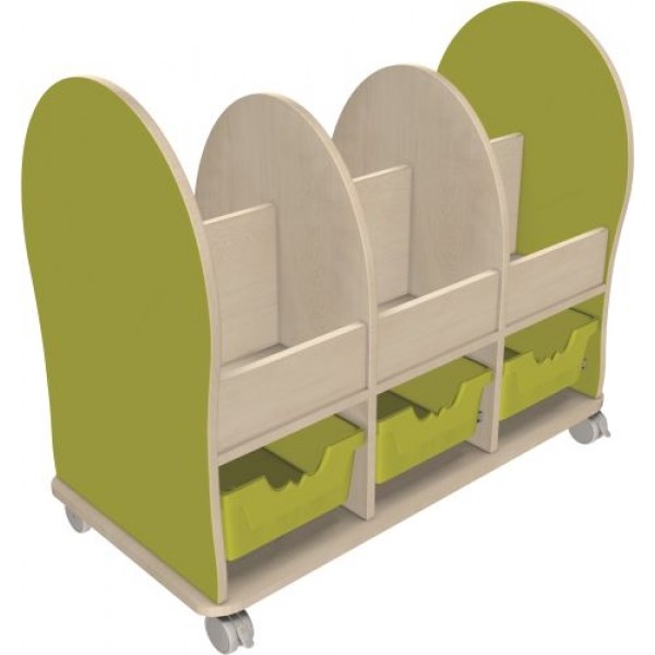 Leseratte "Midi" Buchwagen