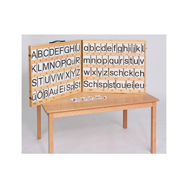 Große Buchstabenkarten, magnetisch
