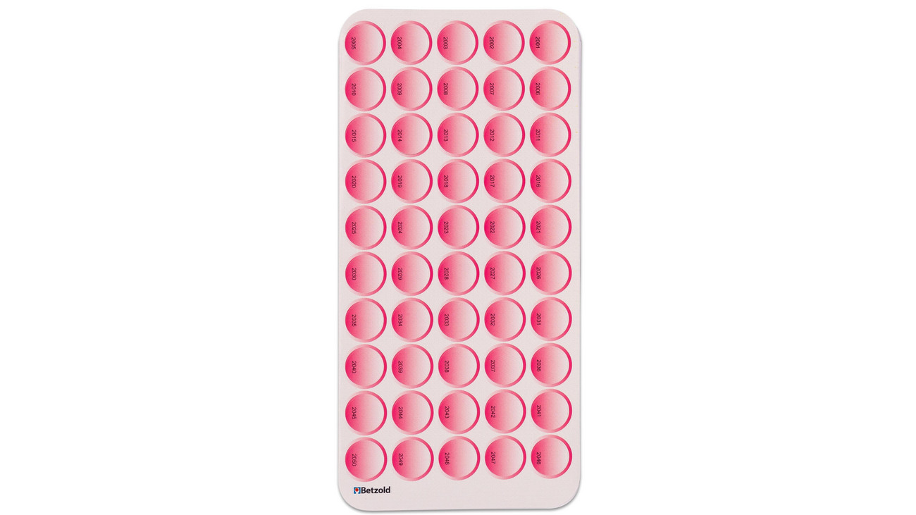 Stickerbogenset pink für Tellimero