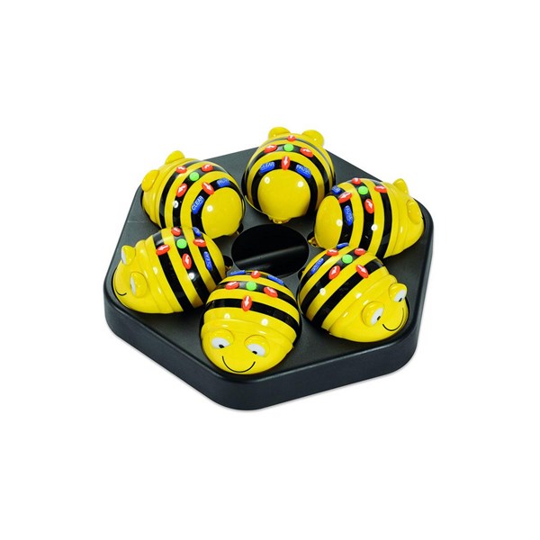Bee-Bot Klassensatz, 6 Bee-Bots mit Ladestation