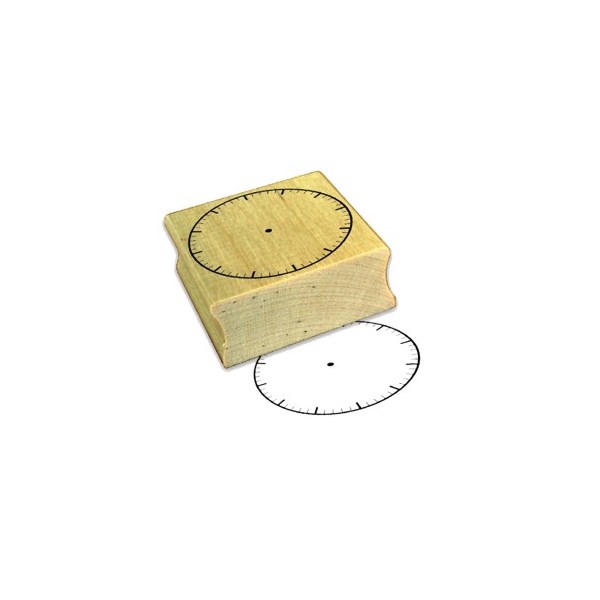 Uhrenstempel mit Minuteneinteilung