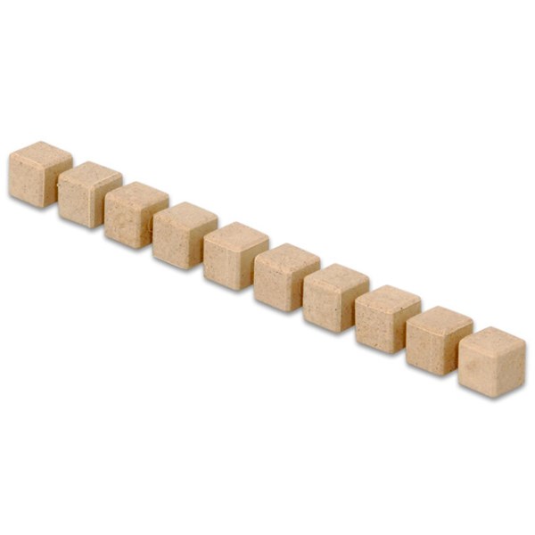 RE-WOOD® Zehnersystemsatz, 121 Teile, in Stapelbox