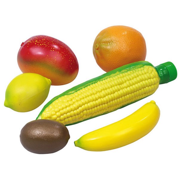 Obst-Shaker Set + Mais-Guiro/Shaker