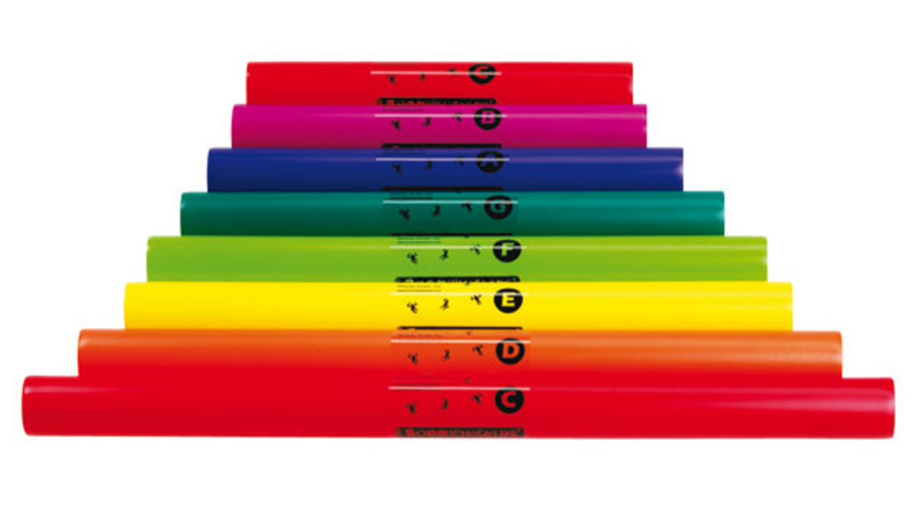 Boomwhackers, diatonisch, Set 8