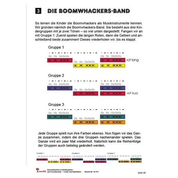 Boomwhackers - Lieder & Spielideen