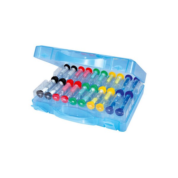 Gruppensatz, 20 Sanduhren im Koffer