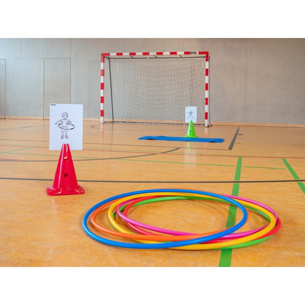 Hula-Hoop Reifen Regenbogen-Set 80 cm