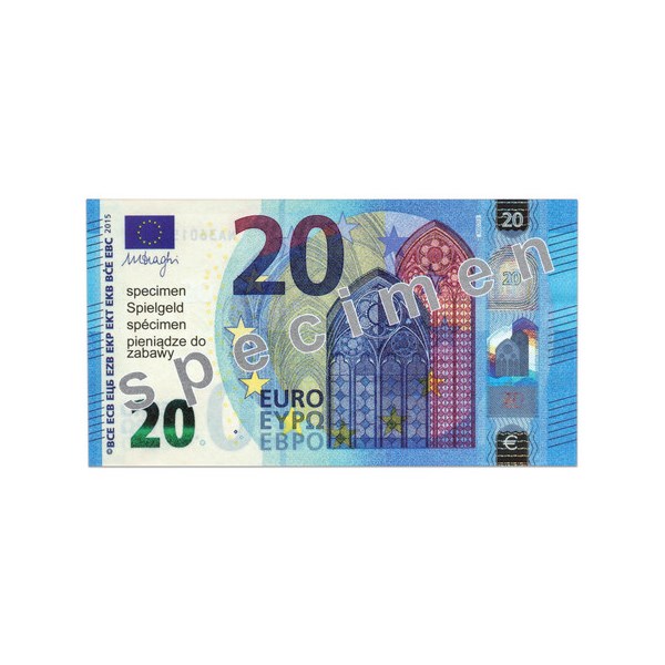 Eurogeld-Kasse mit 130 Scheinen und 160 Münzen