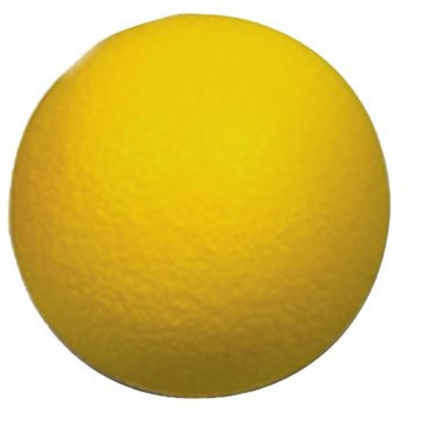 Softball, beschichtet, 9 cm, gelb, 22 g