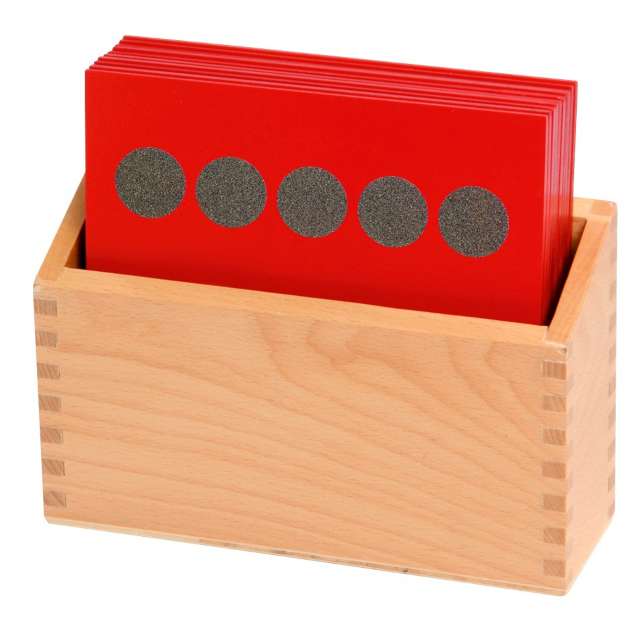 Fühl- und Tastplatten - Mengenpunkte mit Box