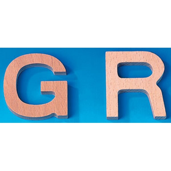 53 Holzbuchstaben