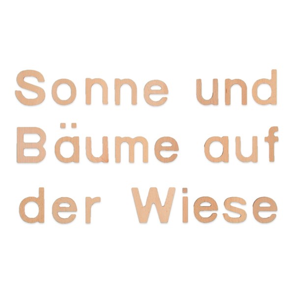 53 Holzbuchstaben