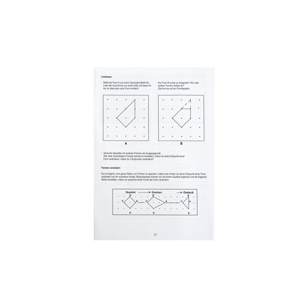 Arbeiten mit dem kleinen Geometriebrett