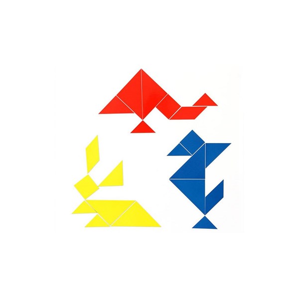Magnetisches Tangram, 3er-Set