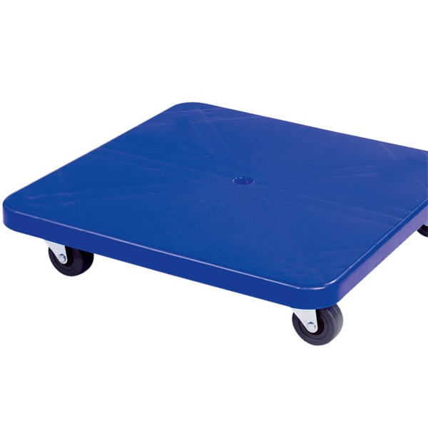 Großes Rollbrett mit Flüsterrollen