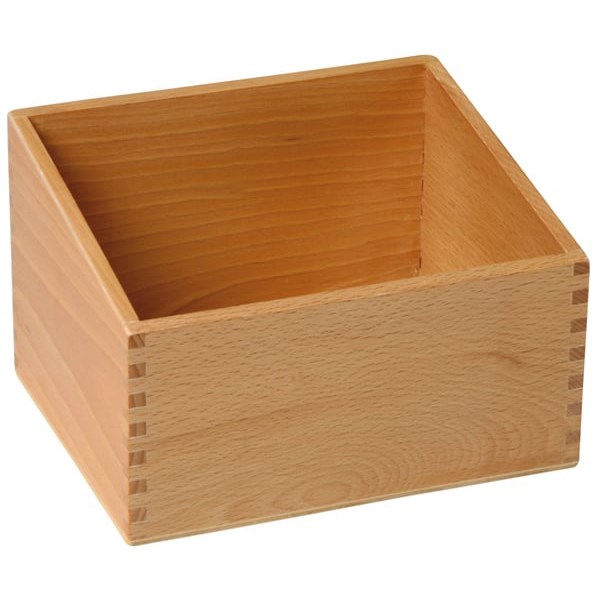 Holzbox für 30 Fühl- und Tastplatten,