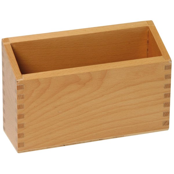 Holzbox für 10 Fühl- und Tastplatten