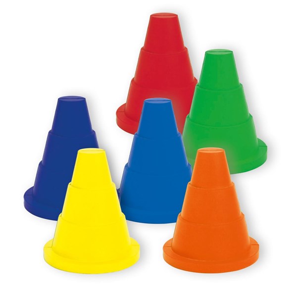 Schaumstoff-Kegel, 6er Set