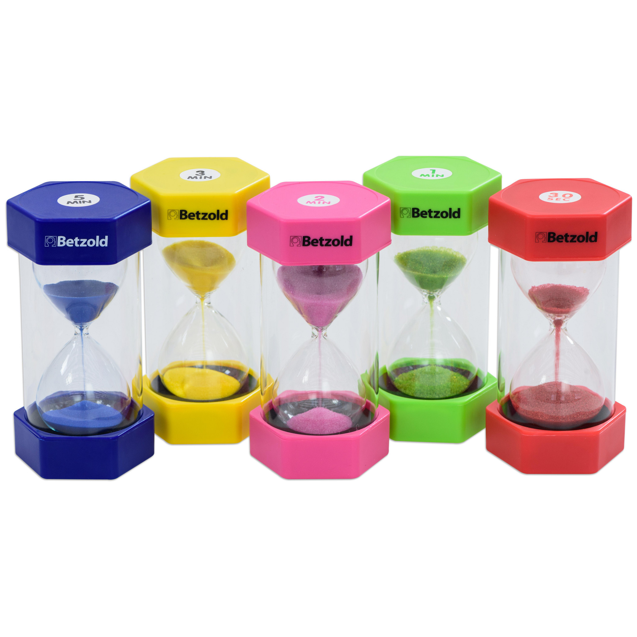 Sanduhren-Set Shorttimer (1,2,3,5 min & 30 Sek.)