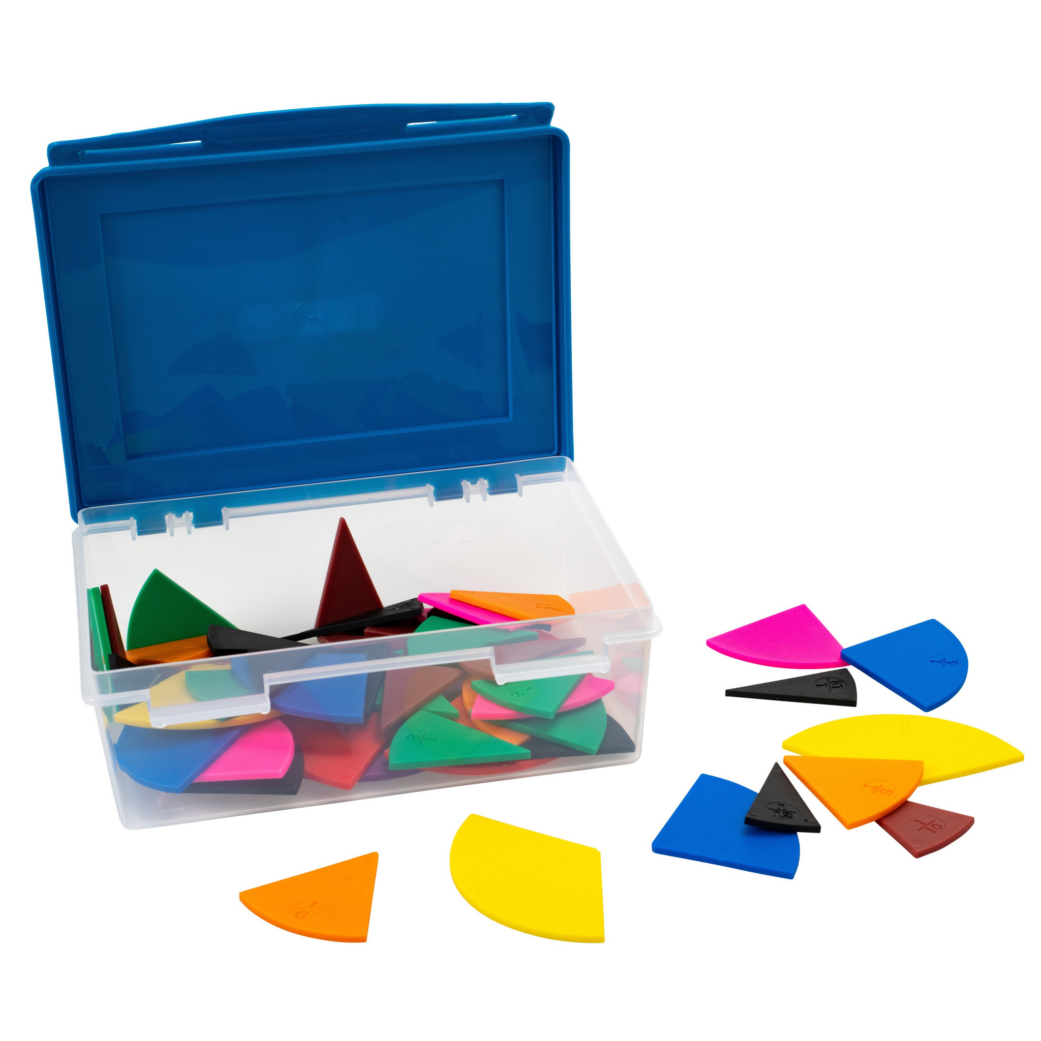 Bruchrechen-Set in Dose, 51 Teile