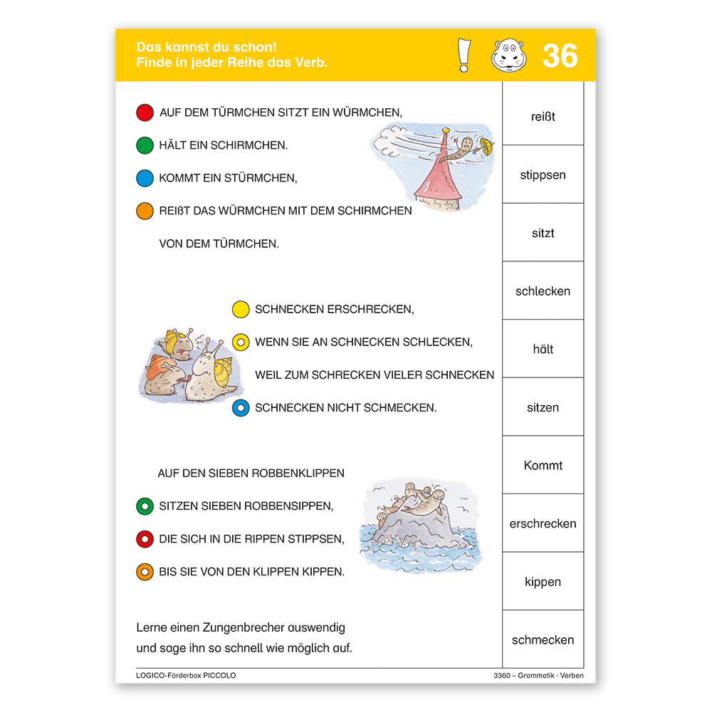Logico Piccolo Förderbox - Grammatik