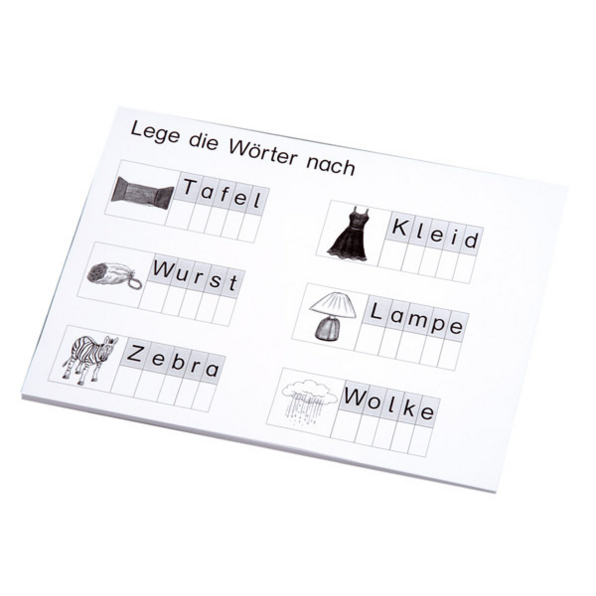 Wörter legen und lesen 1