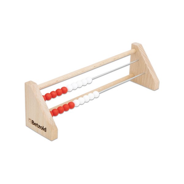Schüler-Rechenrahmen ZR 20 rot/weiß