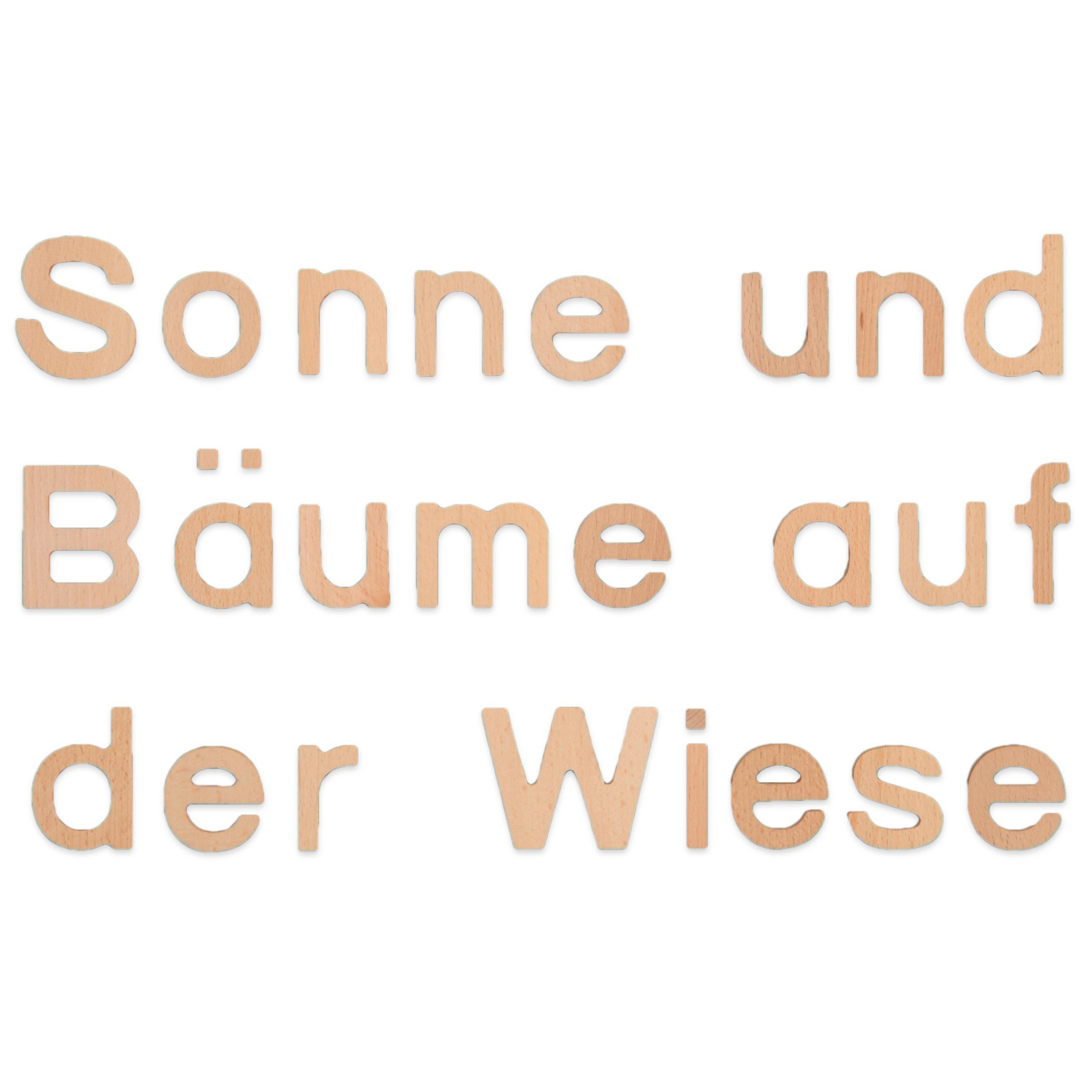 53 Holzbuchstaben