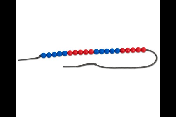 Rechenkette  ZR 20 rot/blau  (5-er Schritte)