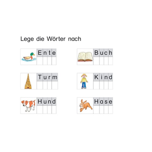 Wörter legen und lesen 1