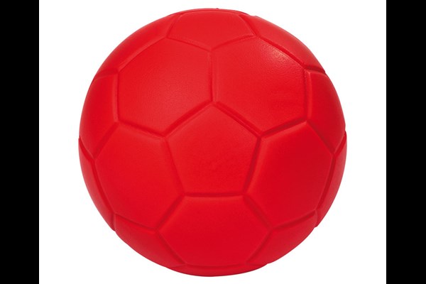 Soft-Fußball 15 cm rot
